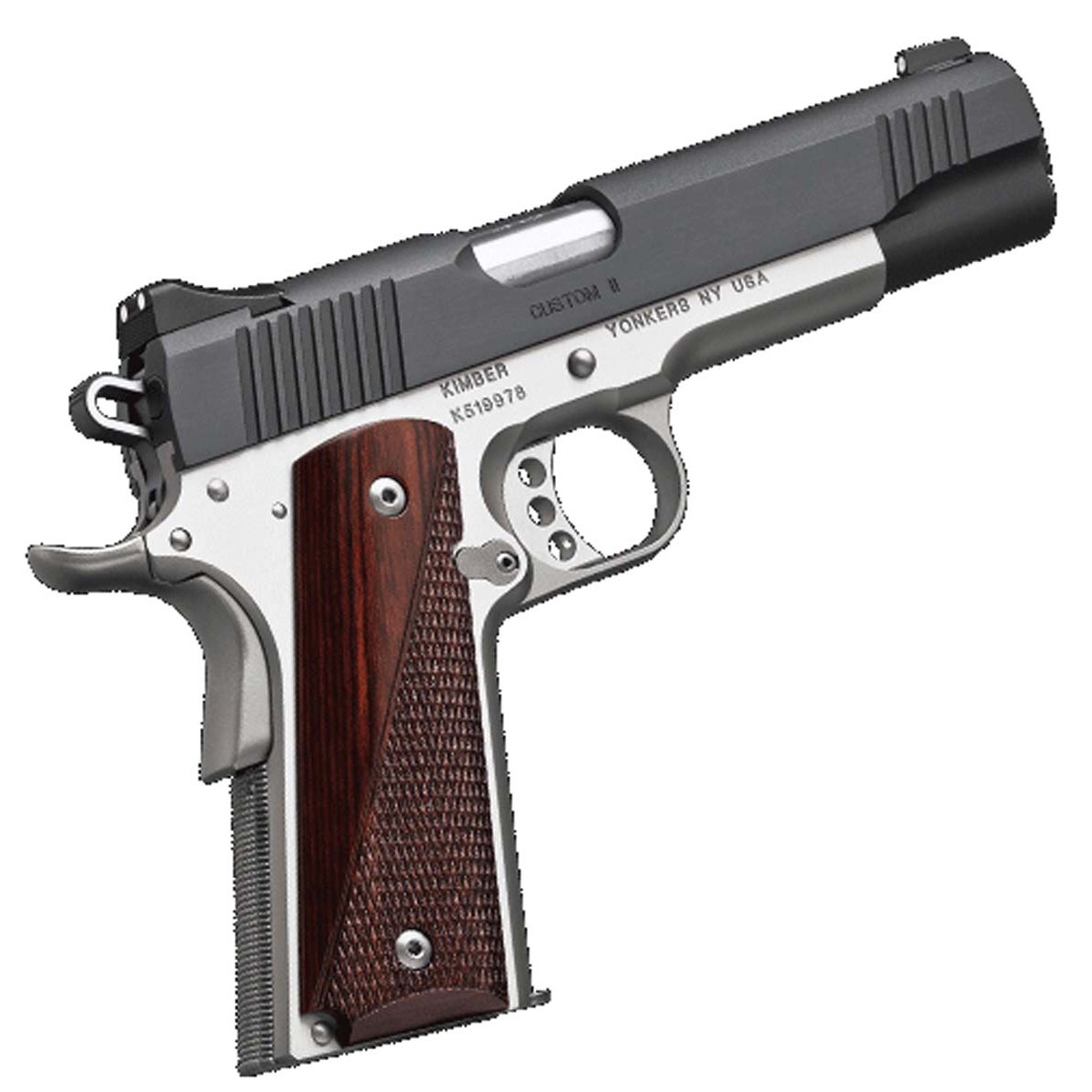 The Kimber Custom II Two-Tone 9mm Handgun