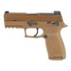 SIG SAUER P320 M18 Coyote Tan Compact 9mm Pistol with Safety sig sauer p365 nitron micro-compact SIG SAUER P320 M18 Coyote Tan Compact 9mm |sig sauer p320 for sale